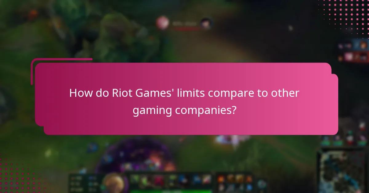 How do regional differences affect Riot Code limits?