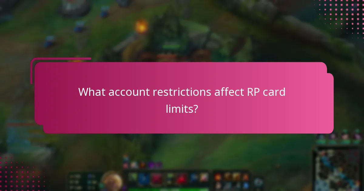 How can users maximize their RP card limits?